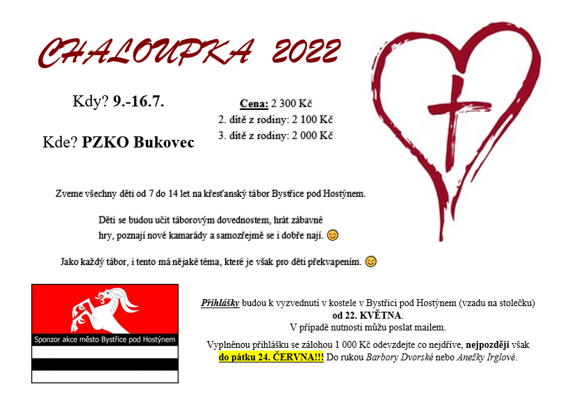 Plakátek Chaloupka 2022